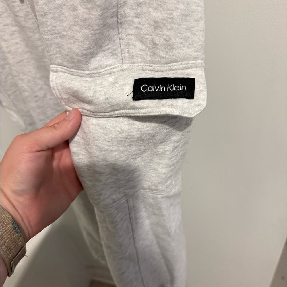 Calvin Klein Gray Jogger Pants - Picture 2 of 5